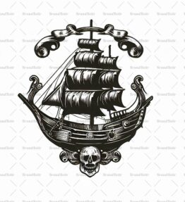 Antikes Piratenschiff